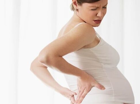 dolor de espalda durante el embarazo