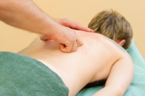 masaje para la osteocondrosis torácica